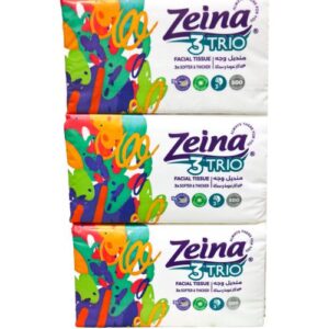 مناديل زينه بلمسة ناعمة - عبوة من 3طبقات تحتوي على 500 منديل